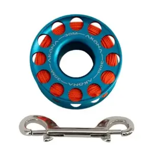 Akona Aluminum Spool 30m / 100ft Blue