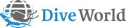 Dive World logo, scuba diving lessons and dive shop in Toronto